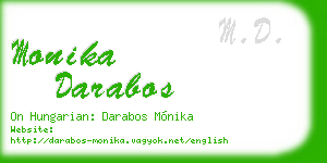 monika darabos business card