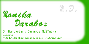 monika darabos business card